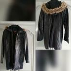 Manteau cuir de marque Leather Land, Zwart, Verzenden