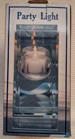 Feestlicht/kandelaar, spiegel+kaars * multi reflecties *NEW, Nieuw, Minder dan 25 cm, Kandelaar, Ophalen