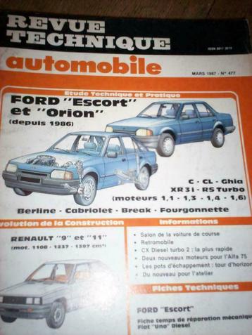 RTA 477 Ford Escort et Orion depuis 1986 beschikbaar voor biedingen