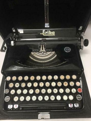 Machine a écrire Vintage 1936 ERIKA M beschikbaar voor biedingen