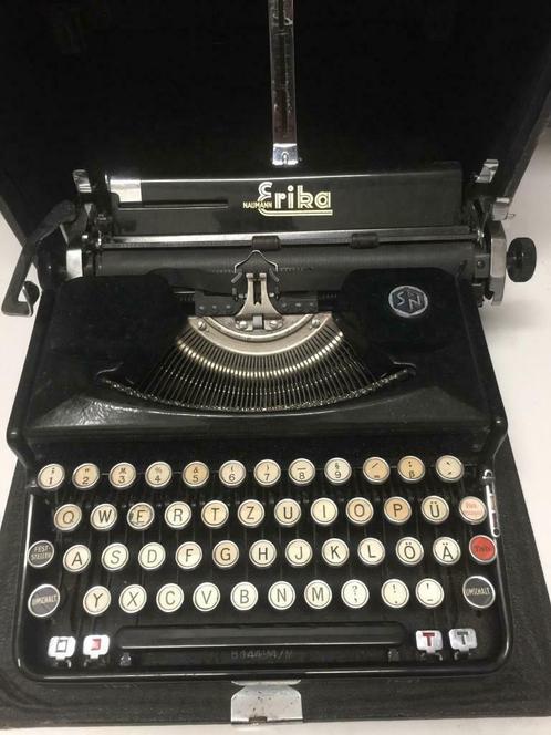 Machine a écrire Vintage 1936 ERIKA M, Antiek en Kunst, Antiek | Kantoor en Zakelijk, Ophalen