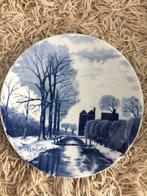 Assiette décorative bleu de Delft, Antiquités & Art