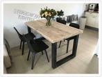 ✅SALE Robuuste Eettafel Tafel Bankje Bureau Eetkamertafel