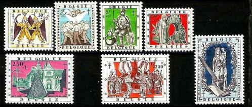 België 1957 Belgische legenden Folklore I OBP 1039/45**, Postzegels en Munten, Postzegels | Europa | België, Postfris, Orginele gom