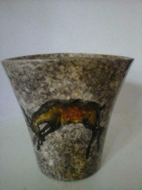 Petit vase/coupe rupestre  céramique  Lascaux France 9cm 50s, Antiquités & Art, Antiquités | Céramique & Poterie, Enlèvement ou Envoi