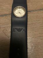 Armani horloge zwart rubber band -zo goed als nieuw., Handtassen en Accessoires, Overige Accessoires, Ophalen of Verzenden, Zo goed als nieuw
