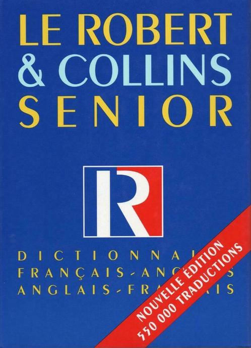 LE ROBERT & COLLINS SENIOR, Livres, Dictionnaires, Comme neuf, Autres langues, Autres éditeurs, Enlèvement ou Envoi