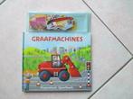 Magnetisch speelboek: graafmachines, Ophalen of Verzenden, Zo goed als nieuw