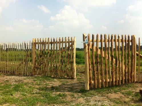 Kastanjehouten Tuinpoorten - Duurzaam & Natuurlijk, Tuin en Terras, Tuinhekken en Hekwerk, Nieuw, Tuinhek, Hout, Met poort, Ophalen