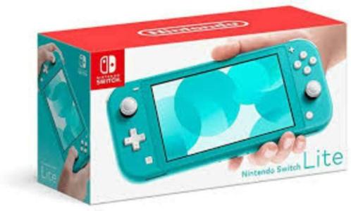 Nintendo Switch Lite Turquoise, Consoles de jeu & Jeux vidéo, Jeux | Nintendo Switch, Comme neuf, Enlèvement