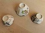 3 bols peints en lotus, Maison & Meubles, Cuisine | Vaisselle, Enlèvement ou Envoi