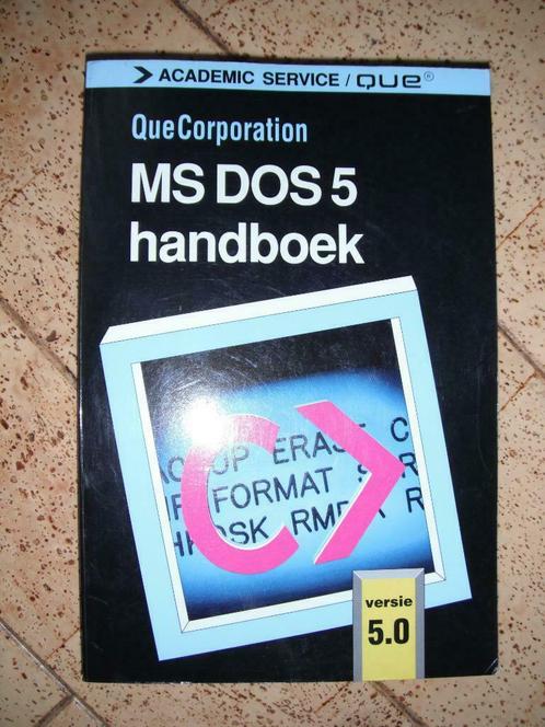 Handboek MS DOS 5, Livres, Livres d'étude & Cours, Utilisé, Ne s'applique pas, Enlèvement ou Envoi
