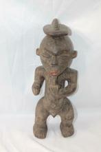 Statuette africaine en bois : Teke Congo, Enlèvement ou Envoi