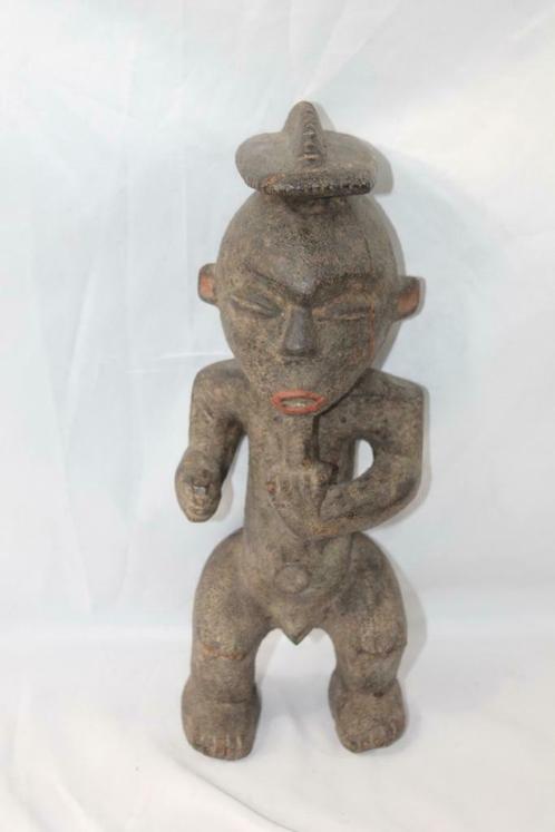 Statuette africaine en bois : Teke Congo, Antiquités & Art, Art | Art non-occidental, Enlèvement ou Envoi