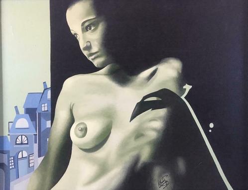 Schilderij Jean-Pierre Lowie (2), Antiek en Kunst, Kunst | Schilderijen | Modern, Ophalen of Verzenden
