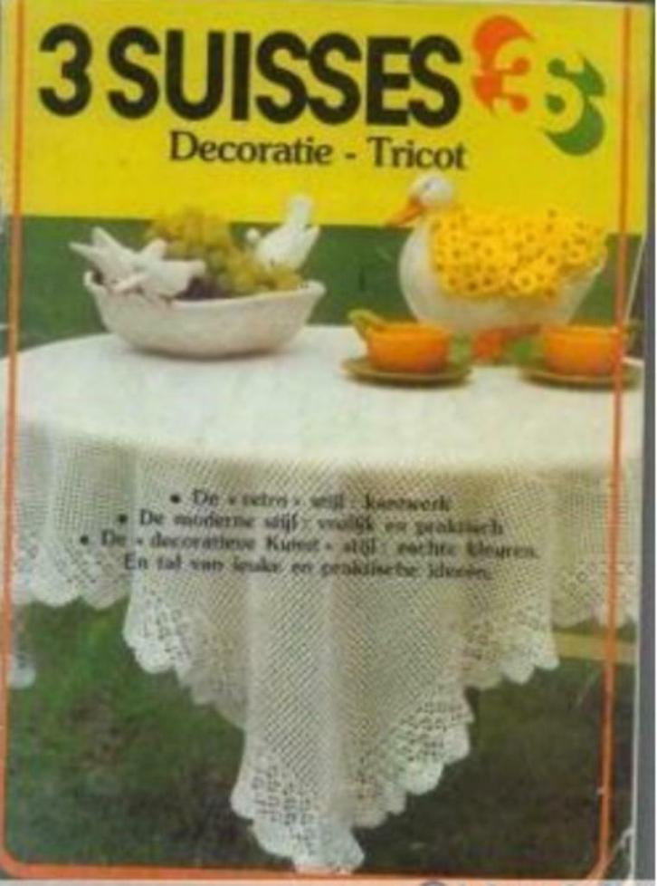 3 Suisses, decoratie - tricot, Boeken, Hobby en Vrije tijd, Ophalen of Verzenden