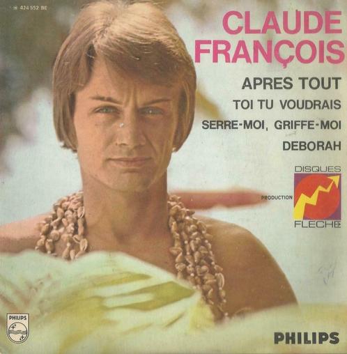 Claude François – Apres tout / Deborah + 2 – Single - EP, Cd's en Dvd's, Vinyl Singles, Gebruikt, EP, Pop, 7 inch, Ophalen of Verzenden