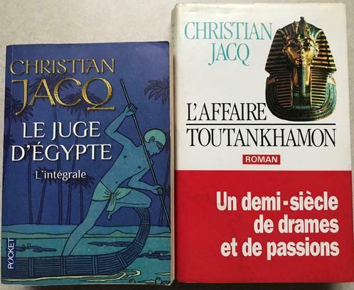 2 romans Christian Jacq sur le thème de l’Egypte ancienne, Boeken, Romans, Gelezen, Ophalen