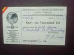 Lidkaart 1955. U.F.A.C.  V.V.V., Verzamelen, Overige typen, Ophalen of Verzenden, Landmacht