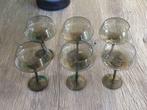 Set 6 vintage cocktailglazen, Overige typen, Ophalen of Verzenden, Zo goed als nieuw