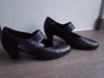 Chaussures confort femme en cuir noir Gabor pointure 37 à 38, Chaussures basses, Comme neuf, Noir, Gabor