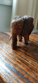 Retro olifantje in hout, Gebruikt, Ophalen of Verzenden