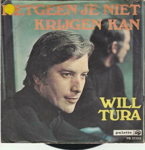 45T: Will Tura: In de koolmijn, Cd's en Dvd's, Vinyl | Nederlandstalig, Overige formaten, Ophalen of Verzenden