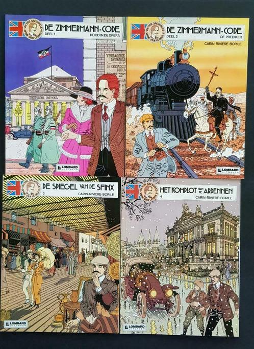 Strips Victor Sackville Le Lombard Carin-Riviere-Borile, Boeken, Stripverhalen, Zo goed als nieuw, Meerdere stripboeken, Ophalen