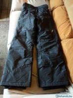 Donkergrijze skibroek -12 jaar, Sport en Fitness, Skiën en Langlaufen, Ophalen, Gebruikt, Ski, Kleding