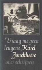 Vraag me geen leugens Karel Jonckheere, Livres, Livres d'étude & Cours, Comme neuf, Karel Jonckheere, Enlèvement ou Envoi, Enseignement supérieur