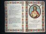 Cahier dévotion Litany Sacred Heart - Surimpression or 1927, Enlèvement ou Envoi, Image pieuse