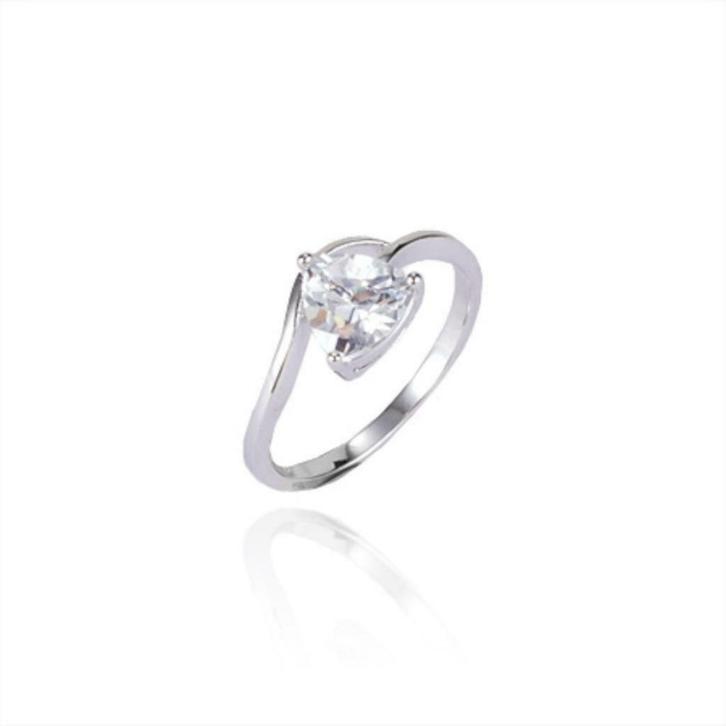 Bague neuf n 36917rh taille 55, Handtassen en Accessoires, Ringen, Nieuw, Dame, Zilver, Overige materialen, Verzenden