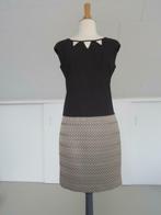 Zwart kleedje met print - Mer du Nord - M 34, Kleding | Dames, Zwart, Ophalen of Verzenden, Zo goed als nieuw, Maat 34 (XS) of kleiner