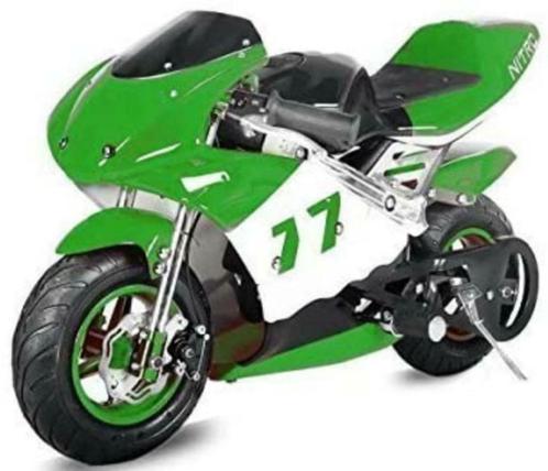 Pocket Bike 49cc Kinder Bike F1 Racing Bike Dirt Bike. Groen, Kinderen en Baby's, Speelgoed | Buiten | Voertuigen en Loopfietsen