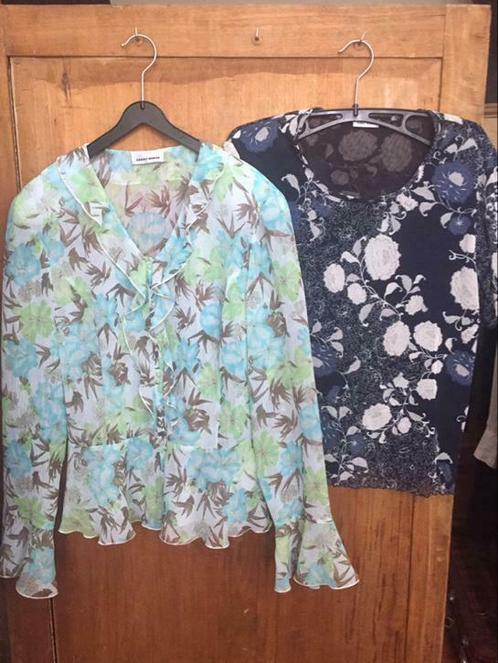 Deux blouses à fleurs de Gerry Weber, t 38-40,, Vêtements | Femmes, Blouses & Tuniques, Porté, Taille 38/40 (M)