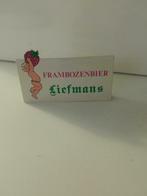 Tafelreclame Liefmans Oudenaarde, Verzamelen, Merken en Reclamevoorwerpen, Ophalen of Verzenden, Gebruikt, Overige typen