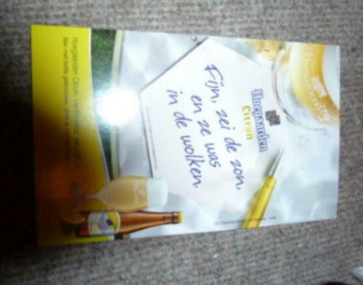 # reclame blad HOEGAARDEN CITRON Brouwerij De Kluis, Verzamelen, Biermerken, Gebruikt, Overige typen, Overige merken, Ophalen of Verzenden