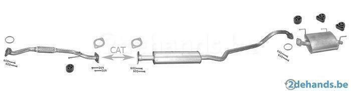 nieuwe uitlaat/uitlaten nissan almera benzine/diesel, Auto-onderdelen, Uitlaatsystemen, Nissan, Nieuw