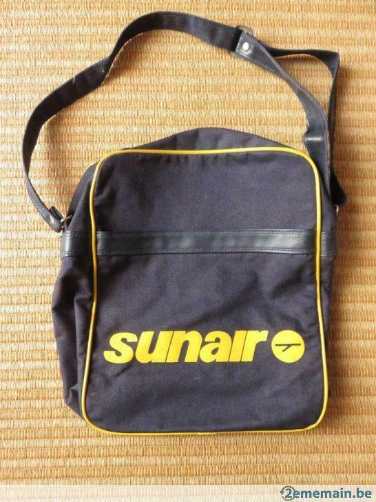 retro vintage magnifique sac de voyage sunair, Antiek en Kunst, Curiosa en Brocante