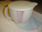 Tupperware vintage maatbeker, Huis en Inrichting, Keuken | Tupperware, Gebruikt, Ophalen of Verzenden, Wit