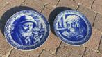 Borden Delfts blauw Porselein (perfecte staat), Antiquités & Art, Antiquités | Porcelaine, Enlèvement ou Envoi