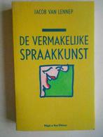 Jacob van Lennep, De vermakelijke spraakkunst, Boeken, Studieboeken en Cursussen, Ophalen of Verzenden, Zo goed als nieuw, Jacob van Lennep