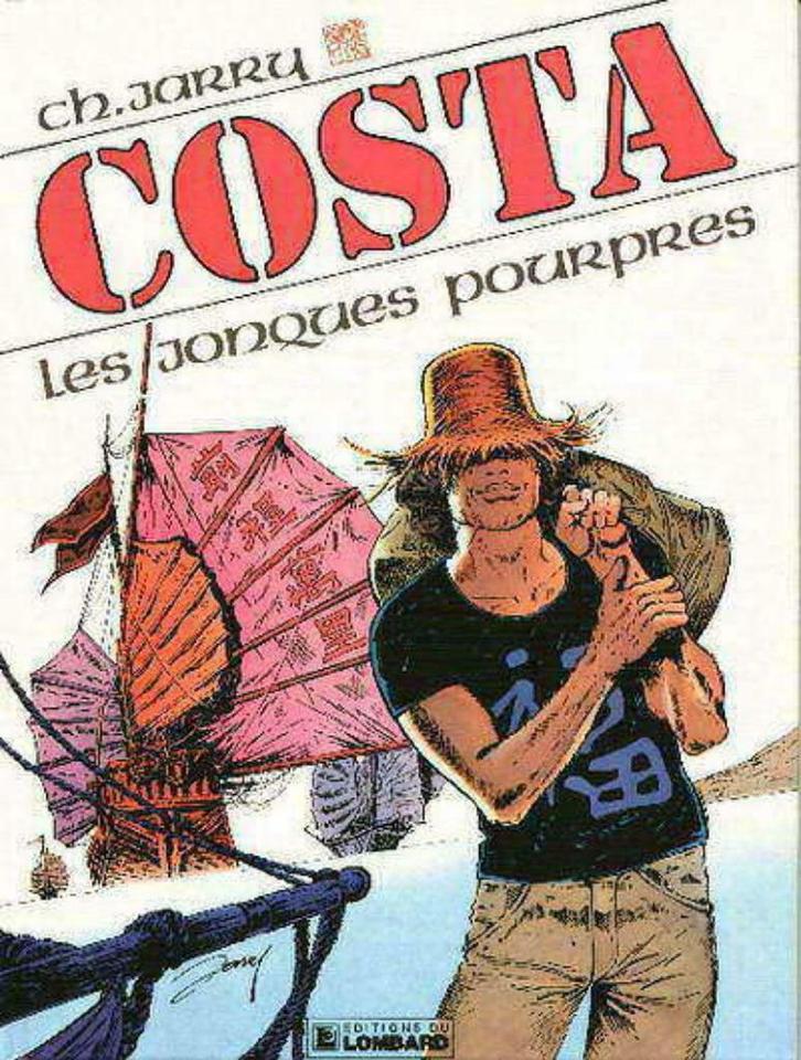 Costa,Les jonques pourpres,Première édition, Boeken, Stripverhalen, Gelezen, Eén stripboek, Ophalen of Verzenden