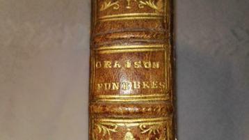 Fléchier + Bossuet, Oraisons funèbres - 1780, Enlèvement ou Envoi