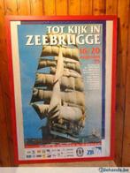 Tall ship races Zeebrugge affiche originale (1995) 100x60cm, Enlèvement ou Envoi, Neuf
