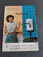 Neptune – elektrische waterpomp – folder 1964, Verzamelen, Tijdschriften, Kranten en Knipsels, 1960 tot 1980, Knipsel(s), Ophalen of Verzenden