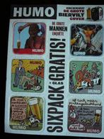 De grote bierviltcover Humo 6 bierviltjes Jupiler Tauro, Verzamelen, Biermerken, Verzenden, Nieuw, Viltje(s), Jupiler
