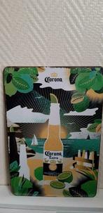 Metalen reclamebord Corona bier, Verzamelen, Biermerken, Verzenden, Nieuw, Reclamebord, Plaat of Schild