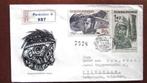 FIRST DAY COVER- THEMA RUIMTEVAART- TJECHOSLOVAKIJE, Postzegels en Munten, Postzegels | Thematische zegels, Ophalen of Verzenden