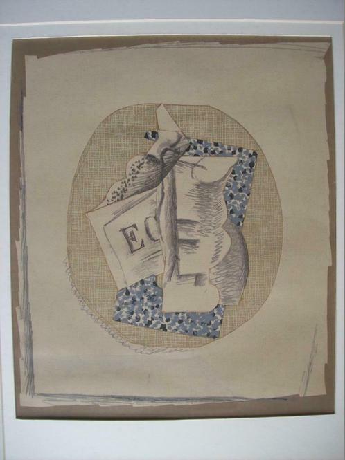 "Figuration" - Georges Braque, Antiquités & Art, Art | Lithographies & Sérigraphies, Enlèvement